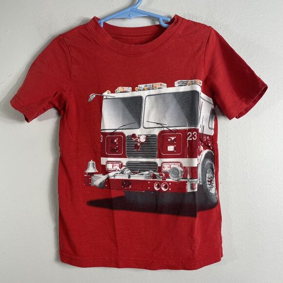 Lot of 6 Boys 4-5 Short Sleeve Tee T Shirt Assorted Brands Good & Play Condition - Picture 7 of 15